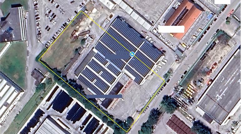 Capannone industriale con uffici e corte esclusiva
